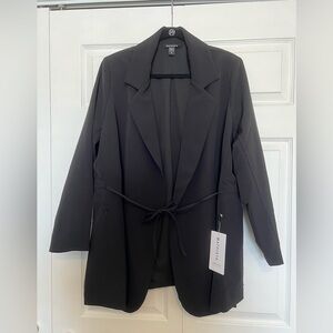 Athleta Primatwill Blazer, Size 18 Black